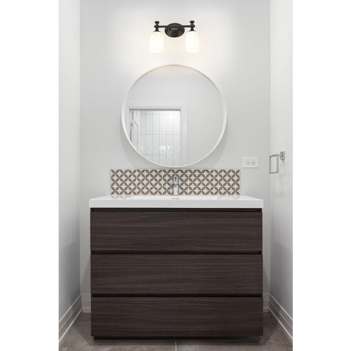 Z-Lite Orion Vanity Matte Black 2 Light 1102-2V-MB | theLightShop