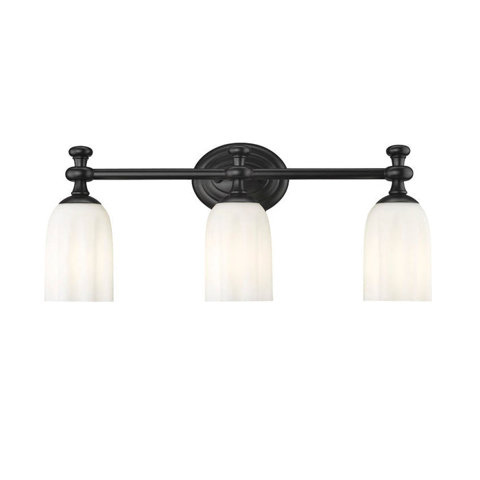 Z-Lite Orion Vanity Matte Black 3 Light 1102-3V-MB | theLightShop