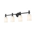 Z-Lite Orion Vanity Matte Black 4 Light 1102-4V-MB | theLightShop
