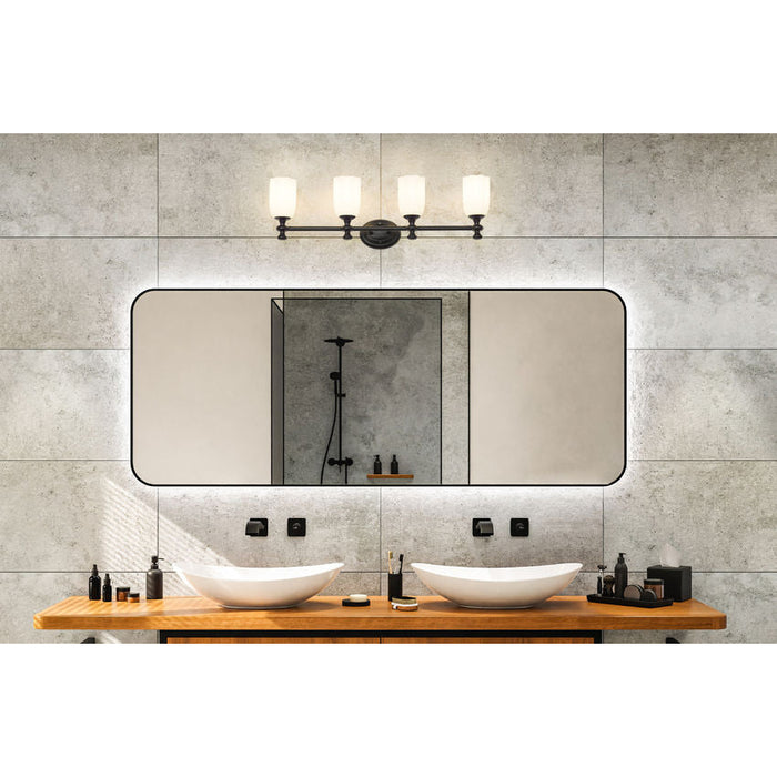 Z-Lite Orion Vanity Matte Black 4 Light 1102-4V-MB | theLightShop