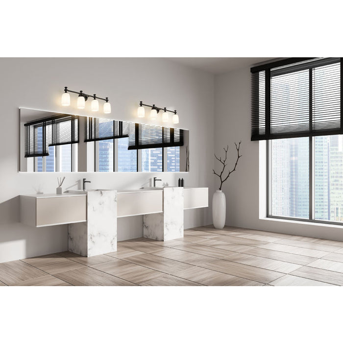 Z-Lite Orion Vanity Matte Black 4 Light 1102-4V-MB | theLightShop