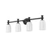 Z-Lite Orion Vanity Matte Black 4 Light 1102-4V-MB | theLightShop