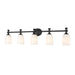 Z-Lite Orion Vanity Matte Black 5 Light 1102-5V-MB | theLightShop