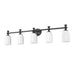 Z-Lite Orion Vanity Matte Black 5 Light 1102-5V-MB | theLightShop
