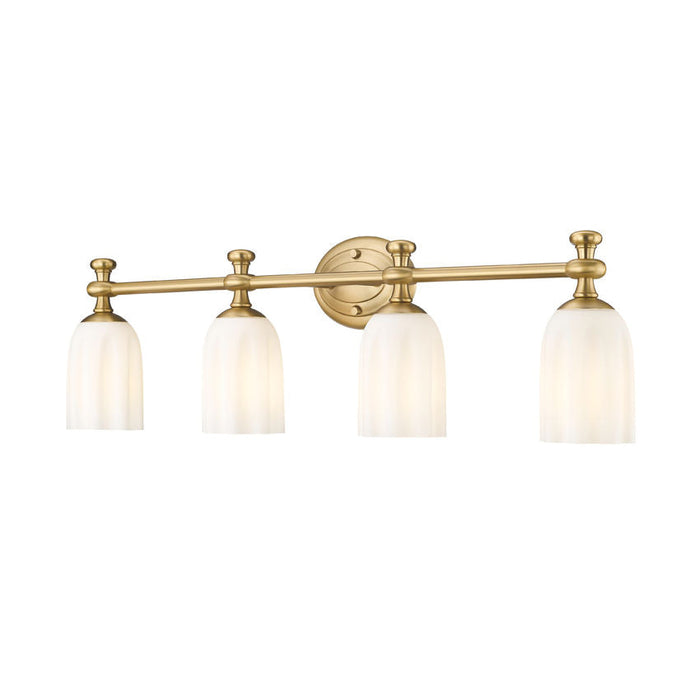 Z-Lite Orion Vanity Modern Gold 4 Light 1102-4V-MGLD | theLightShop