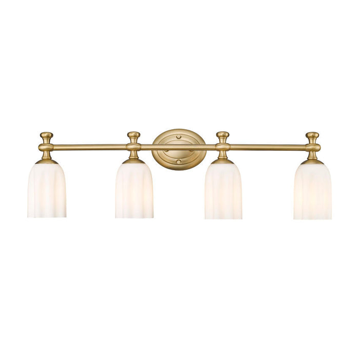 Z-Lite Orion Vanity Modern Gold 4 Light 1102-4V-MGLD | theLightShop