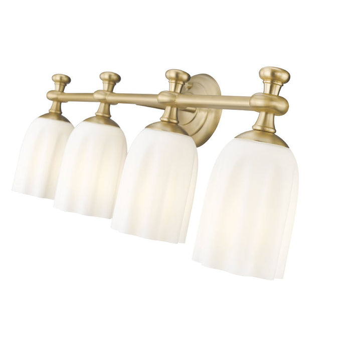Z-Lite Orion Vanity Modern Gold 4 Light 1102-4V-MGLD | theLightShop