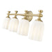Z-Lite Orion Vanity Modern Gold 4 Light 1102-4V-MGLD | theLightShop