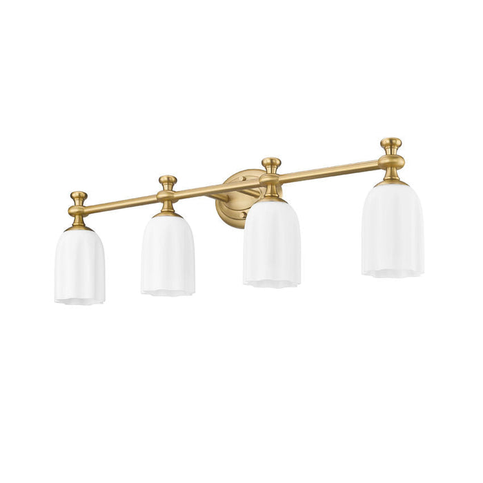 Z-Lite Orion Vanity Modern Gold 4 Light 1102-4V-MGLD | theLightShop