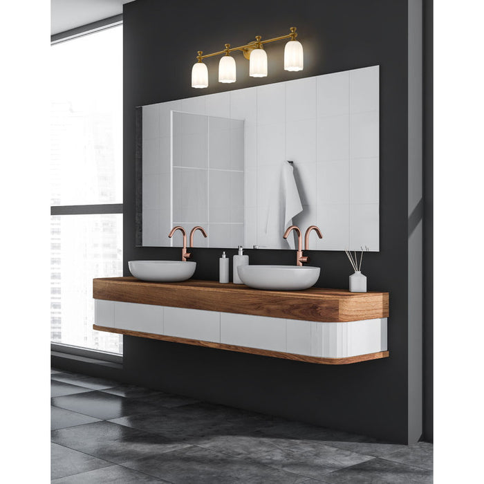 Z-Lite Orion Vanity Modern Gold 4 Light 1102-4V-MGLD | theLightShop