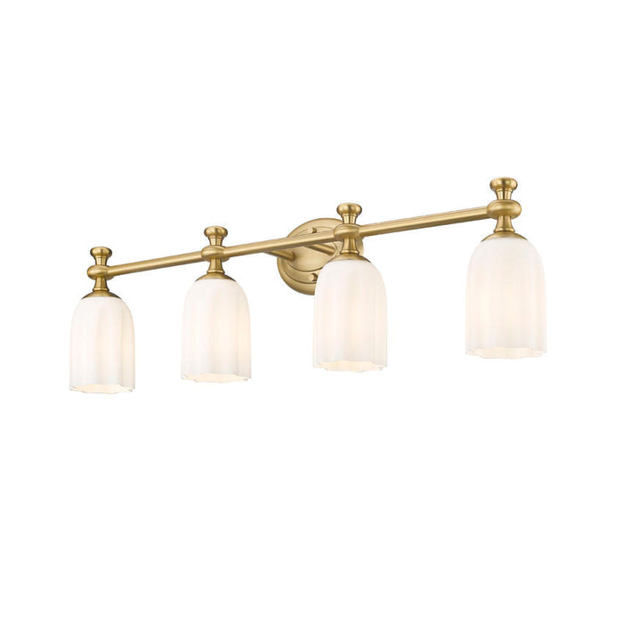 Z-Lite Orion Vanity Modern Gold 4 Light 1102-4V-MGLD | theLightShop