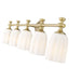 Z-Lite Orion Vanity Modern Gold 5 Light 1102-5V-MGLD | theLightShop