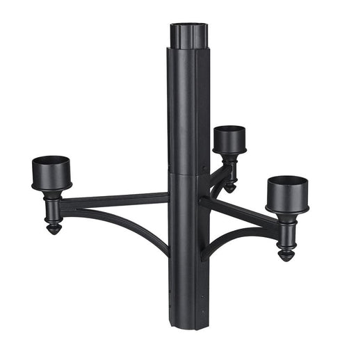 Z-Lite Outdoor Black 4 Light Outdoor Posts Hardware 501-4BK | theLightShop