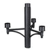 Z-Lite Outdoor Black 4 Light Outdoor Posts Hardware 501-4BK | theLightShop