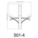 Z-Lite Outdoor Black 4 Light Outdoor Posts Hardware 501-4BK | theLightShop