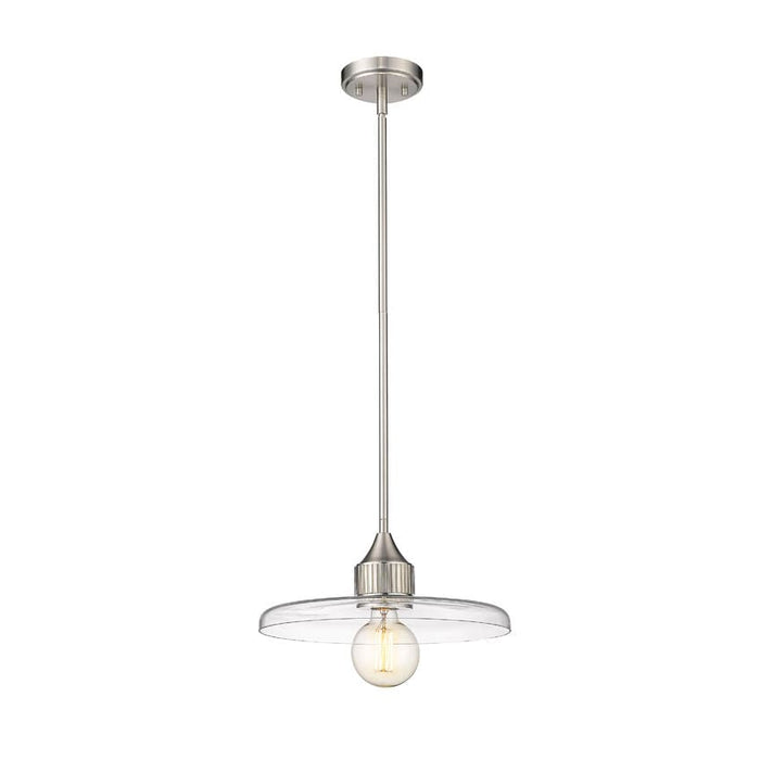 Z-Lite Paloma Brushed Nickel 1 Light Pendant 821P14-BN | theLightShop