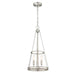 Z-Lite Prescott Brushed Nickel 3 Light Pendant 341P12-BN | theLightShop