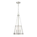 Z-Lite Prescott Brushed Nickel 3 Light Pendant 341P12-BN | theLightShop