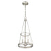 Z-Lite Prescott Brushed Nickel 3 Light Pendant 341P12-BN | theLightShop