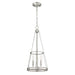 Z-Lite Prescott Brushed Nickel 3 Light Pendant 341P12-BN | theLightShop