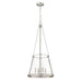 Z-Lite Prescott Brushed Nickel 4 Light Pendant 341P18-BN | theLightShop