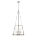 Z-Lite Prescott Brushed Nickel 4 Light Pendant 341P18-BN | theLightShop