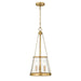Z-Lite Prescott Rubbed Brass 3 Light Pendant 341P12-RB | theLightShop