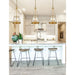 Z-Lite Prescott Rubbed Brass 3 Light Pendant 341P12-RB | theLightShop
