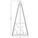 Z-Lite Prescott Rubbed Brass 4 Light Pendant 341P18-RB | theLightShop