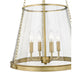 Z-Lite Prescott Rubbed Brass 4 Light Pendant 341P18-RB | theLightShop