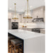 Z-Lite Prescott Rubbed Brass 4 Light Pendant 341P18-RB | theLightShop