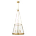 Z-Lite Prescott Rubbed Brass 4 Light Pendant 341P18-RB | theLightShop