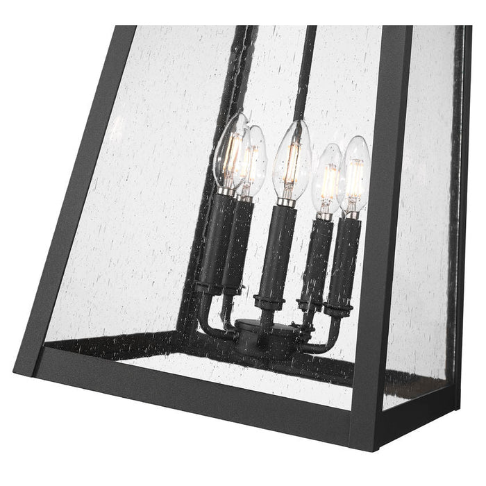 Z-Lite Rainer Outdoor Pendant Black 5 Light 5015CHXL-BK | theLightShop