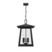 Z-Lite Rainer Outdoor Pendant Black 5 Light 5015CHXL-BK | theLightShop