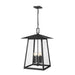 Z-Lite Rainer Outdoor Pendant Black 6 Light 5015CHXXL-BK | theLightShop