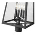 Z-Lite Rainer Outdoor Post Mount Fixture Black 4 Light 5015PHBR-BK | theLightShop