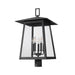 Z-Lite Rainer Outdoor Post Mount Fixture Black 5 Light 5015PHXLR-BK | theLightShop
