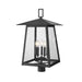 Z-Lite Rainer Outdoor Post Mount Fixture Black 5 Light 5015PHXLR-BK | theLightShop