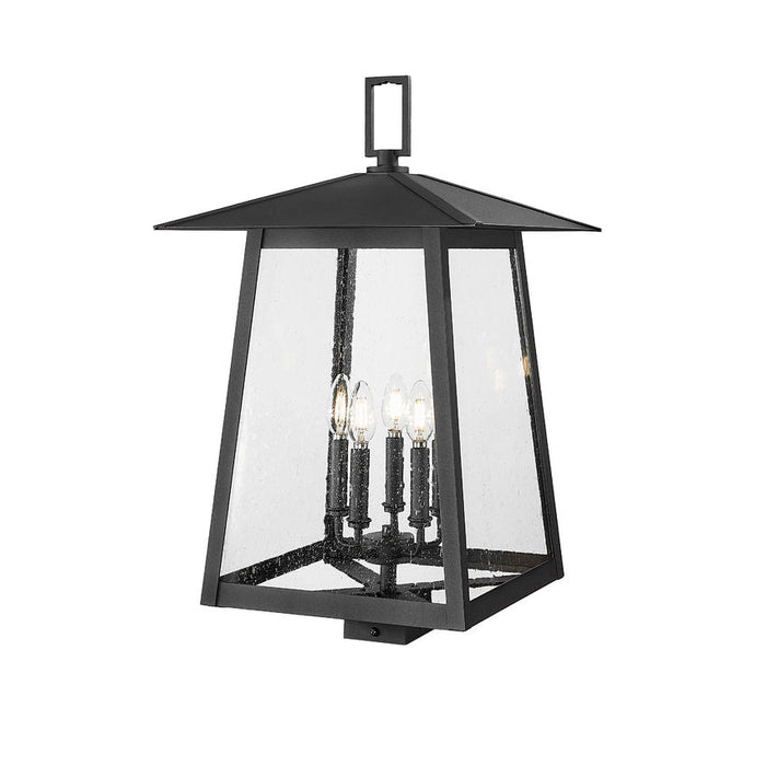 Z-Lite Rainer Outdoor Post Mount Fixture Black 5 Light 5015PHXLS-BK | theLightShop
