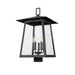 Z-Lite Rainer Outdoor Post Mount Fixture Black 5 Light 5015PHXLS-BK | theLightShop