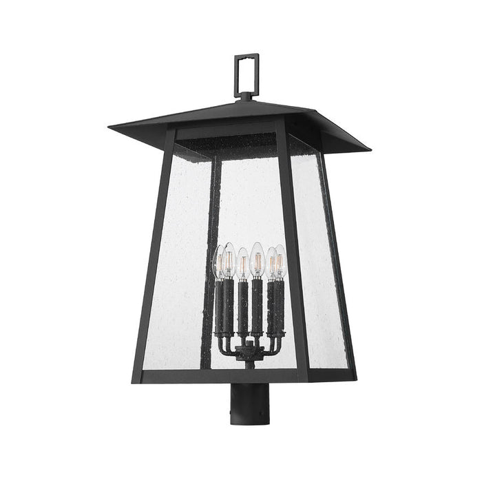Z-Lite Rainer Outdoor Post Mount Fixture Black 6 Light 5015PHXXLR-BK | theLightShop