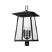 Z-Lite Rainer Outdoor Post Mount Fixture Black 6 Light 5015PHXXLR-BK | theLightShop