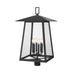 Z-Lite Rainer Outdoor Post Mount Fixture Black 6 Light 5015PHXXLR-BK | theLightShop