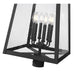 Z-Lite Rainer Outdoor Post Mount Fixture Black 6 Light 5015PHXXLR-BK | theLightShop
