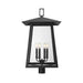 Z-Lite Rainer Outdoor Post Mount Fixture Black 6 Light 5015PHXXLR-BK | theLightShop