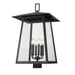 Z-Lite Rainer Outdoor Post Mount Fixture Black 6 Light 5015PHXXLS-BK | theLightShop