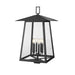 Z-Lite Rainer Outdoor Post Mount Fixture Black 6 Light 5015PHXXLS-BK | theLightShop