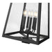 Z-Lite Rainer Outdoor Post Mount Fixture Black 6 Light 5015PHXXLS-BK | theLightShop