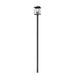 Z-Lite Rainer Outdoor Post Mounted Fixture Black 4 Light 5015PHBR-5009P120-BK | theLightShop