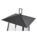 Z-Lite Rainer Outdoor Post Mounted Fixture Black 4 Light 5015PHBR-5009P120-BK | theLightShop
